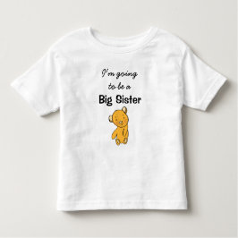 Camiseta De Bebé Voy a ser una Gran Hermana