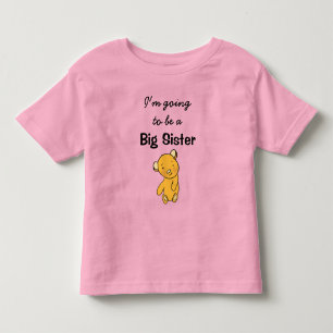 Camiseta De Bebé Voy a ser una Gran Hermana