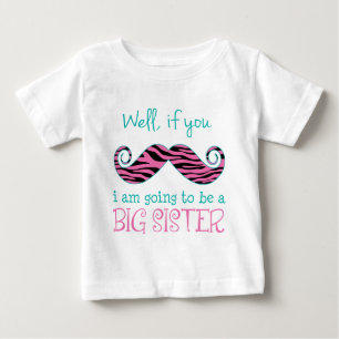 Camiseta De Bebé Voy a ser una hermana grande