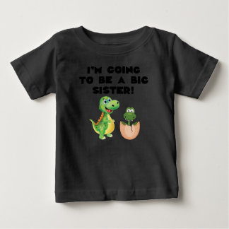 Camiseta De Bebé Voy a ser una hermana grande