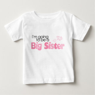 Camiseta De Bebé Voy a ser una hermana mayor