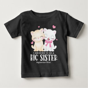 Camiseta De Bebé Voy a ser una hermana mayor Anuncio de bebé