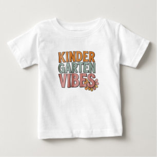 Camiseta De Bebé Vuelta al colegio jardín de infancia pre K primer