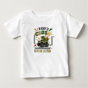 Camiseta De Bebé Vuelta al Colegio Kindergarten Camión Monstruo Din