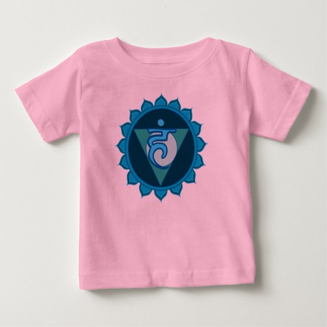 Camiseta De Bebé Vushuddha Chakra Baby Bodysuit (Anverso)