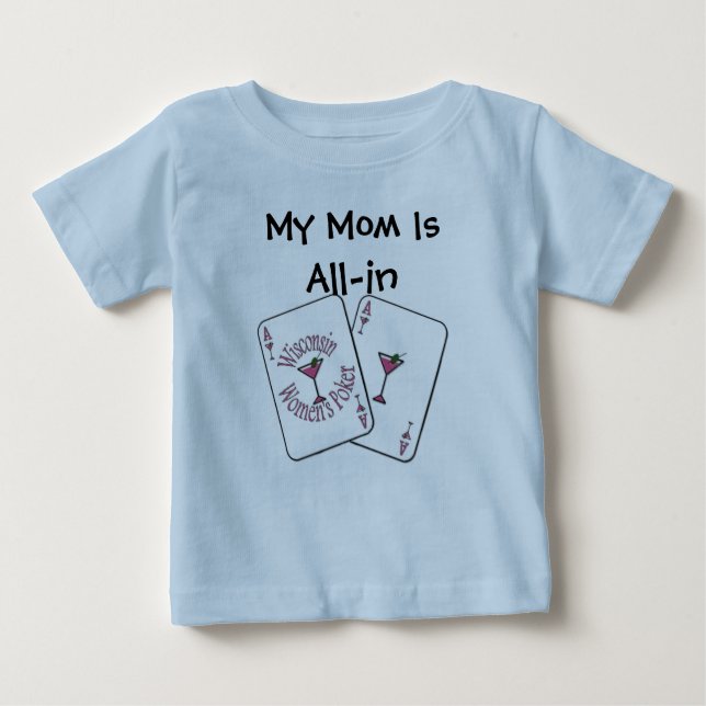 Camiseta De Bebé W.W.P. azul Infant T-shirt (Anverso)