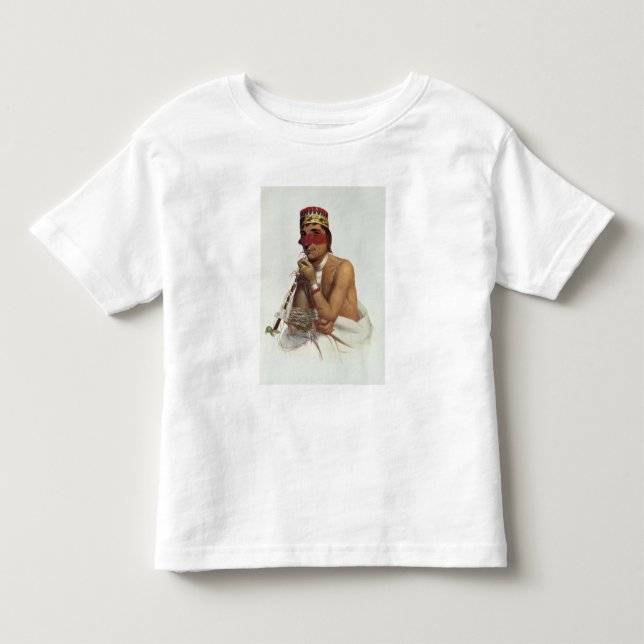 Camiseta De Bebé Wa-Em-Boesh-Kaa, jefe del Chippeway (Anverso)