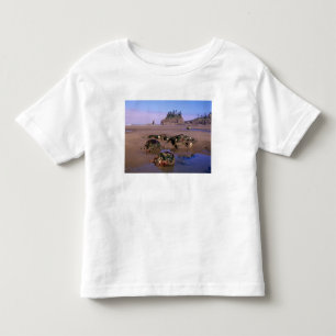 Camiseta De Bebé WA, Parque Nacional Olympic, Segunda Playa con cha
