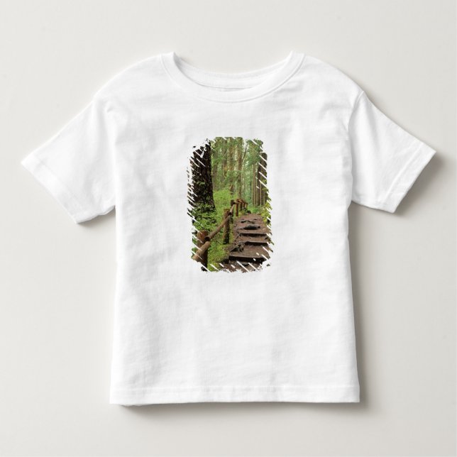 Camiseta De Bebé WA, policía olímpica, Valle Sol Duc, selva tropica (Anverso)