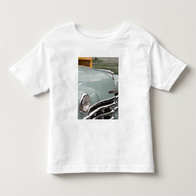 Camiseta De Bebé WA, Seattle, automóvil americano clásico. 3 (Anverso)