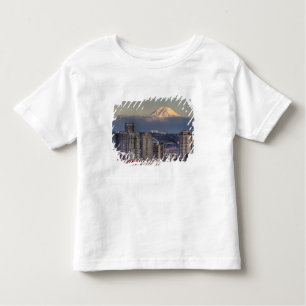 Camiseta De Bebé WA, Seattle, Mount Rainier desde Kerry Park