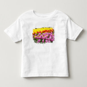 Camiseta De Bebé WA, Valle de Skagit, Jardín de Tulipanes Roozengaa