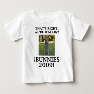 Camiseta De Bebé WalkinBunnies09