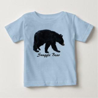 Camiseta De Bebé Walking Black Bear Animal Lover Baby