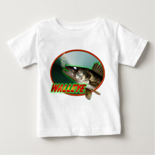 Camiseta De Bebé Walleye In Oval