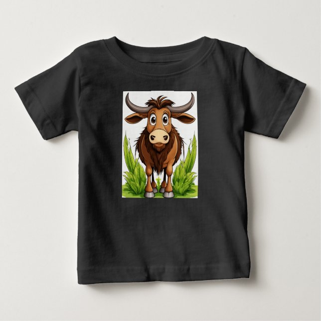 Camiseta De Bebé Wally el Ñu (Anverso)