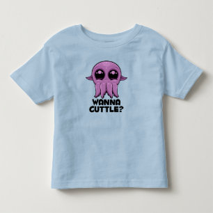 Camiseta De Bebé Wanna Cuttle Personalizado Cuttlefish