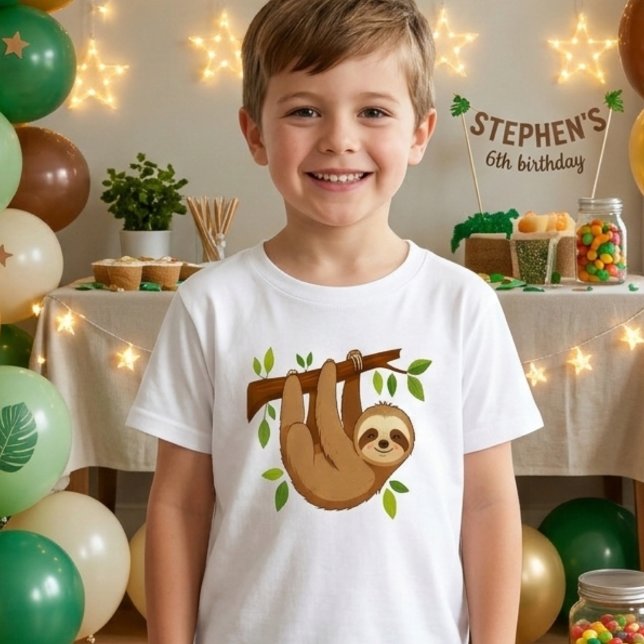 Camiseta De Bebé Wanna hang out? sloth kids (Subido por el creador)