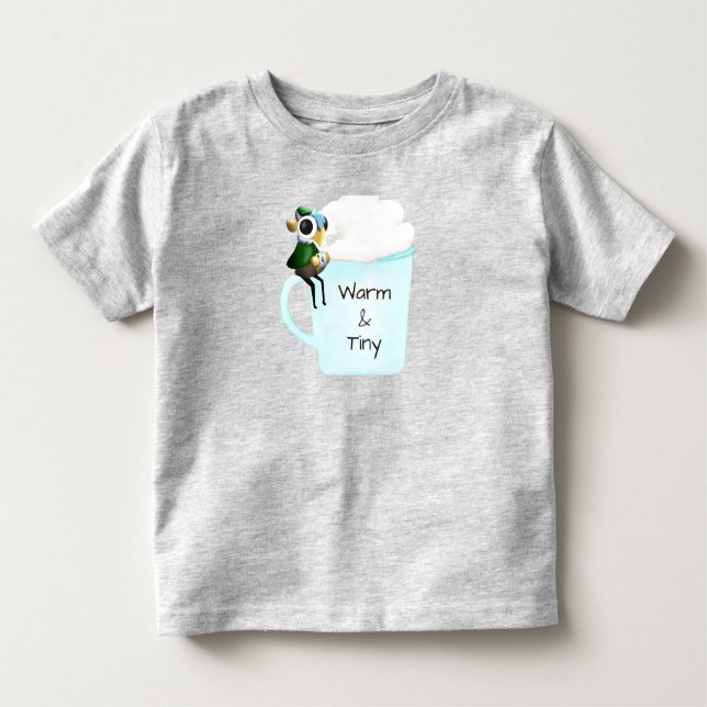 Camiseta De Bebé Warm & Tiny Eclipse The Tiny Dragon Cocoa Shirt (Anverso)