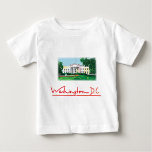 Camiseta De Bebé Washington DC - Casa Blanca