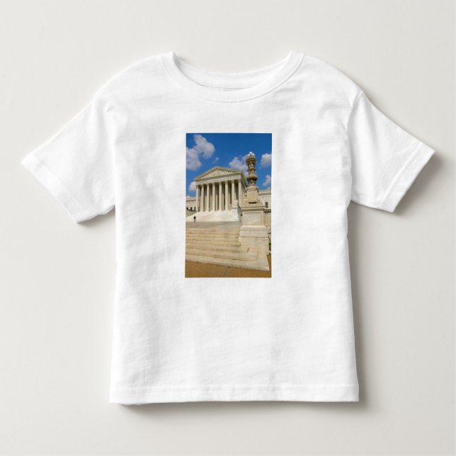 Camiseta De Bebé Washington, DC, edificio del Tribunal Supremo (Anverso)