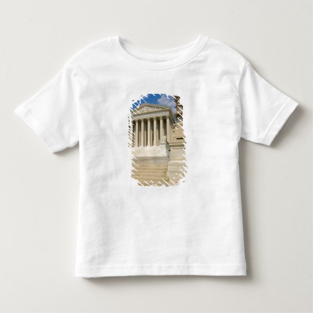 Camiseta De Bebé Washington, DC, edificio del Tribunal Supremo (Anverso)