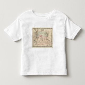 Camiseta De Bebé Washington y Oregon e Idaho y Montana