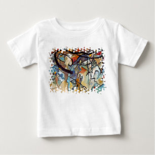 Camiseta De Bebé Wassily Kandinsky - Composición cinco arte abstrac