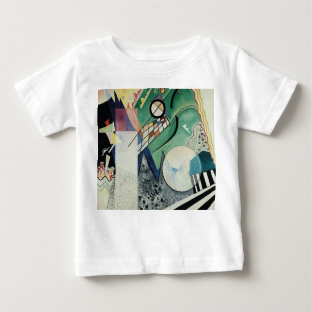 Camiseta De Bebé Wassily Kandinsky Open Green (Anverso)