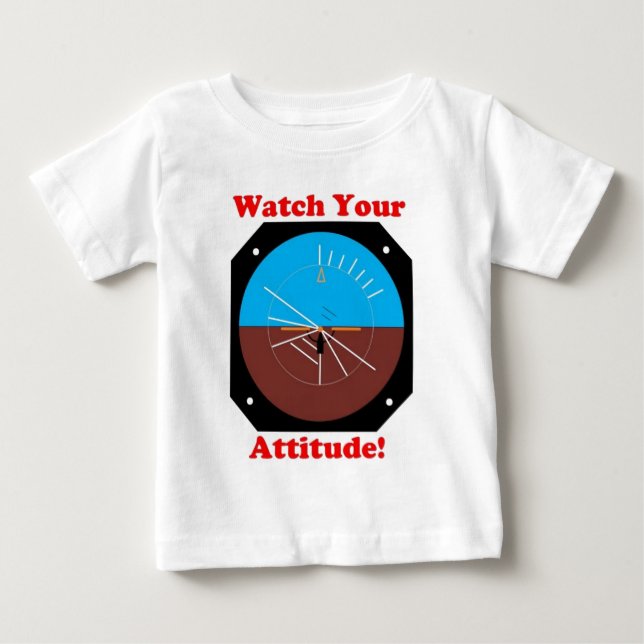 Camiseta De Bebé WatchYour Attitude (Anverso)