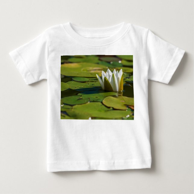 Camiseta De Bebé Water Lily Blossom (Anverso)