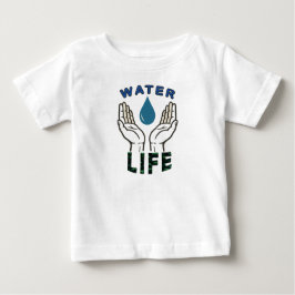 Camiseta De Bebé Water Love Baby Tee