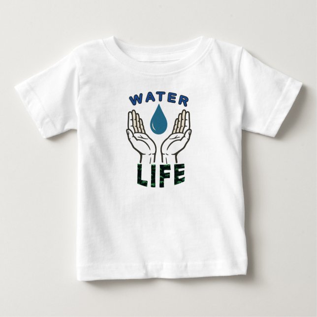 Camiseta De Bebé Water Love Baby Tee (Anverso)