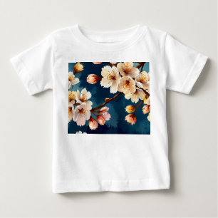 Camiseta De Bebé Watercolor Sakura Dreams