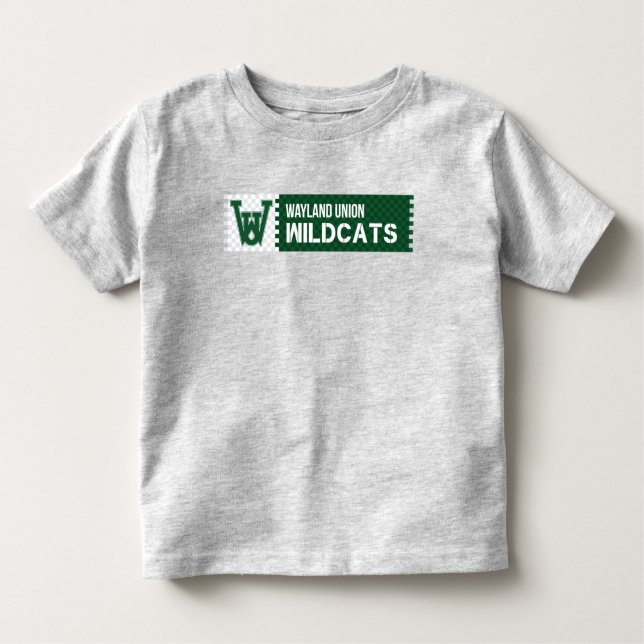 Camiseta De Bebé Wayland Union Wildcats (Anverso)