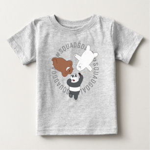 Camiseta De Bebé We Bare Bears - #SquadGoals