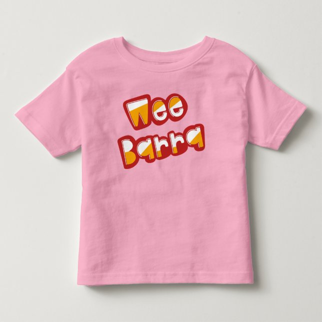 Camiseta De Bebé Wee Barra, Escocia Dialect Scotland (Anverso)
