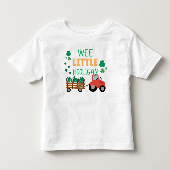 Camiseta De Bebé Wee Little Hooligan Toddler Tee (Anverso)