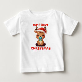 Camiseta De Bebé Weihnachts Baby Rentier - My first Christmas
