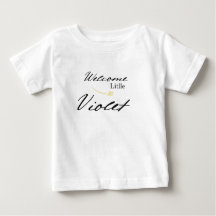 Welcome Little ..., Personalized Names Kids Shirts