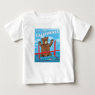 Camiseta De Bebé Welcome To Sunny California Giant Teddy Bear