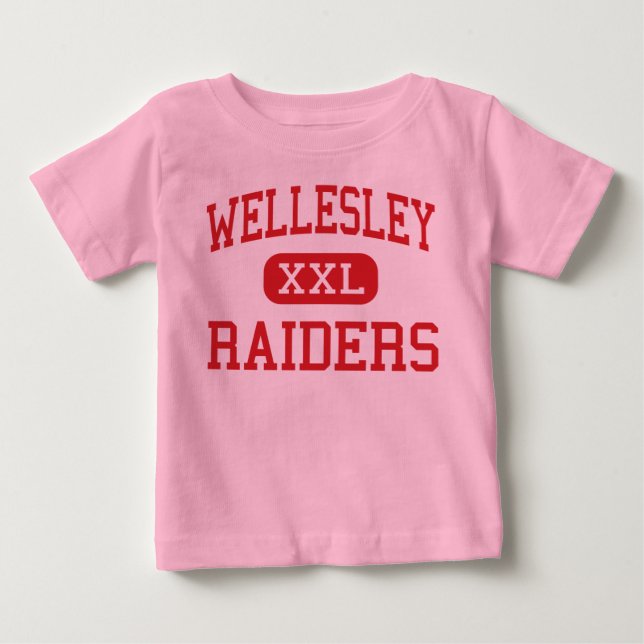 Camiseta De Bebé Wellesley - Raiders - High - Wellesley (Anverso)
