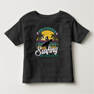 Camiseta De Bebé West Coast - California Surfing Toddler T-shir