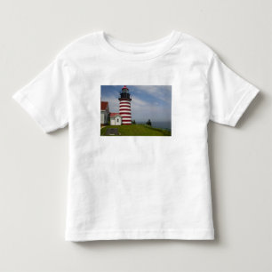 Camiseta De Bebé West Quoddy Head Lighthouse State Park es