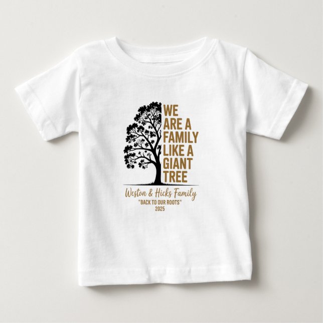Camiseta De Bebé Weston & Hicks Family T-Shirt (Anverso)