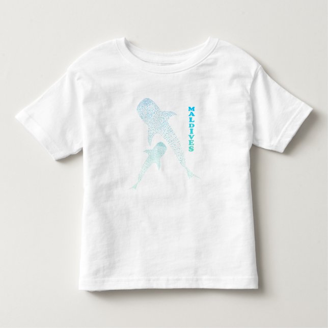 Camiseta De Bebé Whale Shark Maldivas (Anverso)