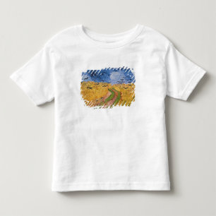 Camiseta De Bebé Wheatfield con los cuervos, 1890 de Vincent van