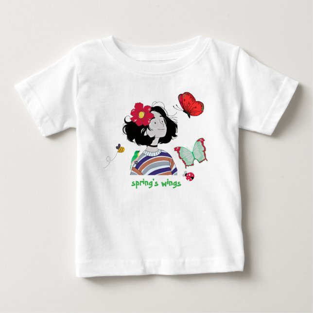 Camiseta De Bebé Where Spring Meets Me (Anverso)