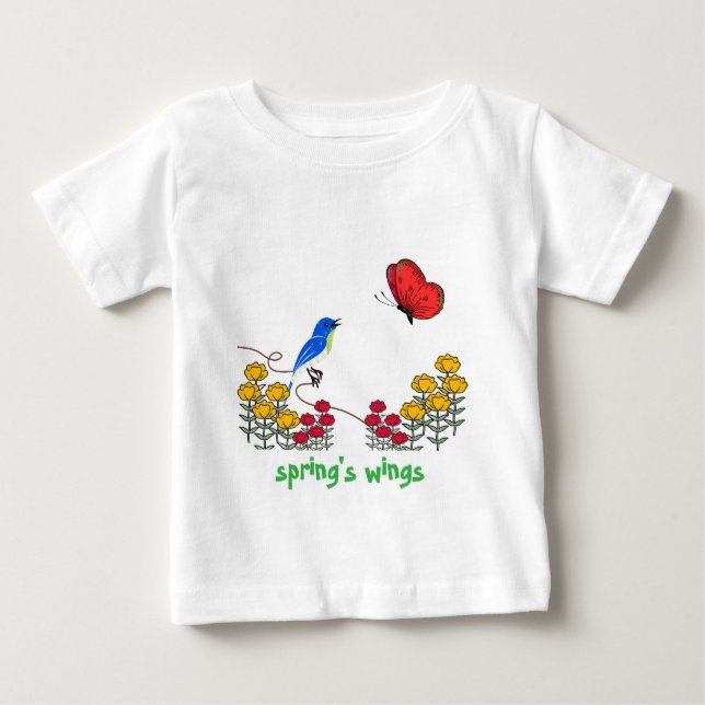Camiseta De Bebé Where Spring Meets Me (Anverso)