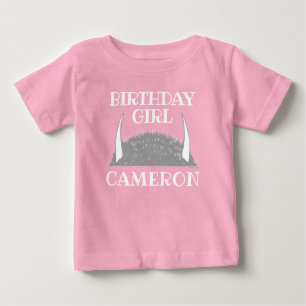 Camiseta De Bebé Where The Wild Things   Cumpleañera